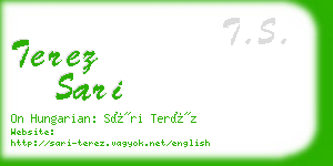 terez sari business card